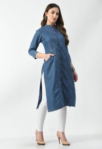 Denim Long Kurtis