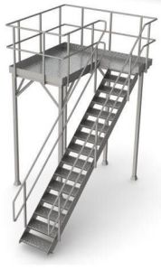 Stainless Steel Platform Ladder