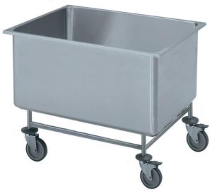 Stainless Steel Soaking Sink Trolley