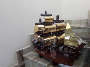 Decorative Wooden Sailing Ship Model