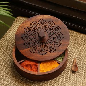 wooden spice boxes