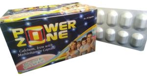 power zone calcium iron multivitamin capsule