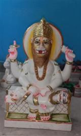 Marble Narsingh Bhagwan Statue