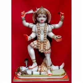 White Marble Kali Mata Statue