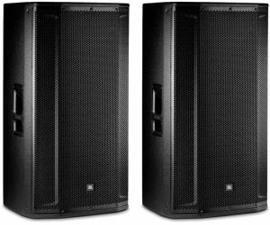 2 set jbl 2000w powered 3-way full range dj pa speakers