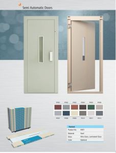 Manual swing door elevator