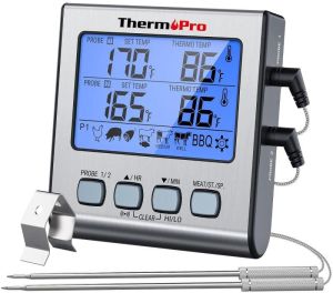 Digital Dual Wired Probe Food Thermometer