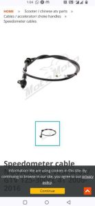 Vespa scooty speedometer cable