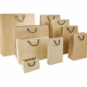 Brown Plain Paper Packaging Bag