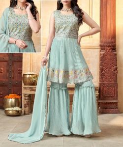 A 22 Georgette Sharara Suit