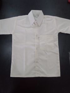 Boys White School Shirt