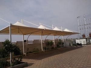 Car Parking Tensile Conical Shed