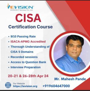 it governance certification exam trainings