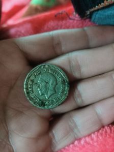 1925 antique silver coin