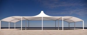 Outdoor Tensile Fabric Canopy