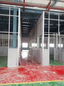 aluminium partition works sliding windows