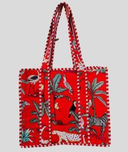 Cotton Quilted Totes