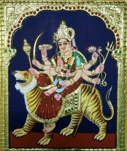 Devi Maa Tanjore Painting