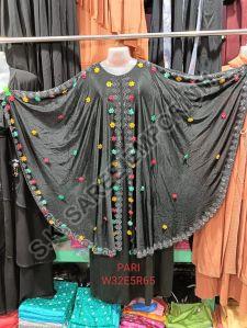 Cotton Embroidery Abaya Burqa