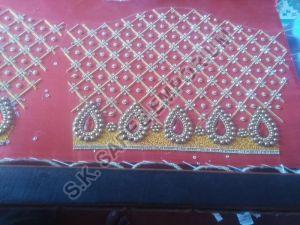 Heavy Blouse Embroidery Handwork