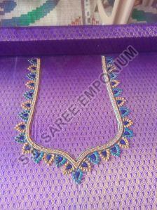 Heavy Blouse Embroidery Handwork