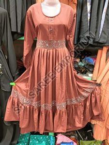 Cotton Embroidery Abaya Burqa