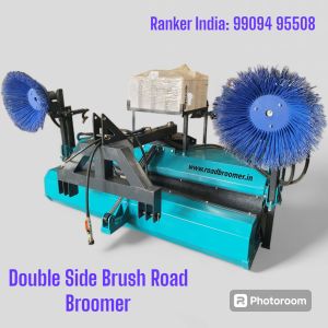 Tractor attachment Hydraulic Road broomer machine