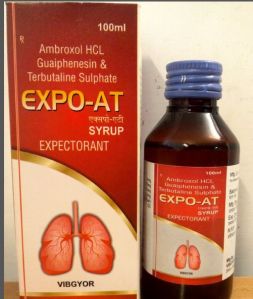 Expo-AT Ambroxol HCL Guaiphenesin & Terbutaline Sulphate Syrup