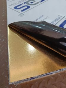 Gold Starlight PVD Coating Stainless Steel Sheet by sds