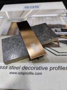 SS 304 Decorative T Profile Patti by sds