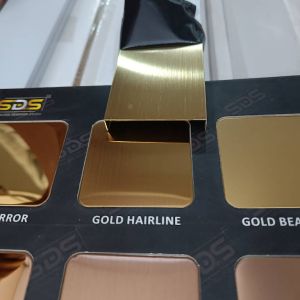 SS304  Coloured Hairline Finish Sheet by sds