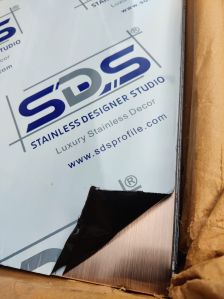 SS304  Coloured Hairline Finish Sheet by sds