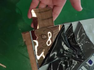 Stainless Steel Rose Gold Water Ripple Sheet