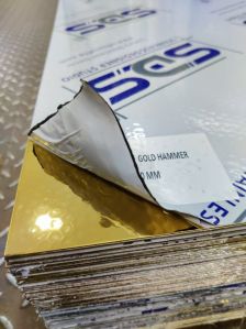 Stainless Steel 304 Gold Light Hammer Sheets by sds