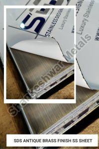Stainless Steel Antique Brass Sheet by sds