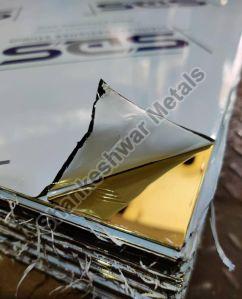 Gold Mirror Finish Stainless Steel Sheet