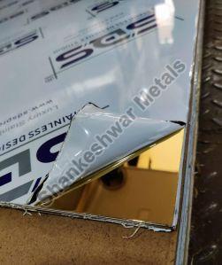 Gold Mirror Finish Stainless Steel Sheet