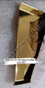 Gold Stainless Steel Skirting Profile by SDS