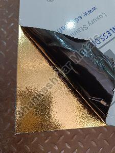 Gold Starlight PVD Coating Stainless Steel Sheet by sds