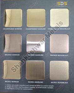 PVD TI Color Coated Stainless Steel Sheet