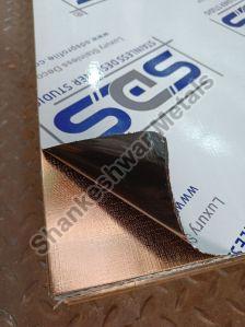 Rosegold Starlight PVD Coating Stainless Steel Sheet by sds