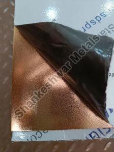 Rosegold Starlight PVD Coating Stainless Steel Sheet by sds