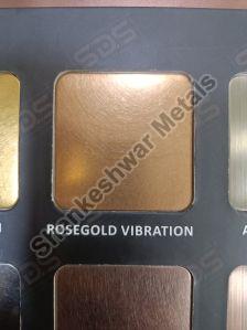 304 Rosegold Vibration Pvd Stainless Steel Sheet