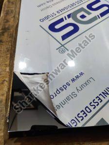 Black Mirror Stainless Steel Sheet by sds
