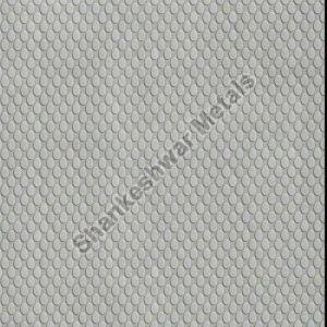 Stainless Steel Silver Linen Sheet by sds