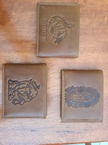 Mens Leather Embossed Wallets