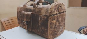 Vintage Leather Luggage Bag