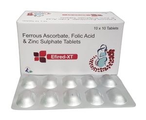 Ferrous Ascorbate Folic Acid Zinc Sulphate Tablets