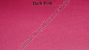 Plain Dark Pink Non Woven Fabric
