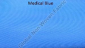 Plain Medical Blue Non Woven Fabric
